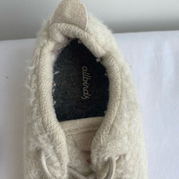 ALLBIRDS Smallbirds Wool Runners FluffsShoes Little Kids 10.5 Natural White - Picture 7 of 12